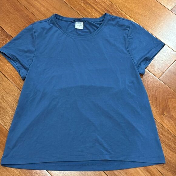 Athleta Air Out Cinch TEE in Blueish Size M - Picture 4 of 12